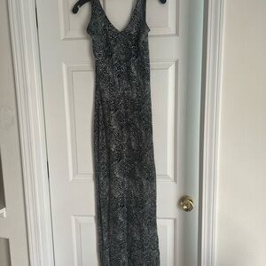 Taboo Black and Silver Sparkly Dress